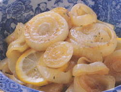 タマネギのオイル焼きレモン風味　レシピ